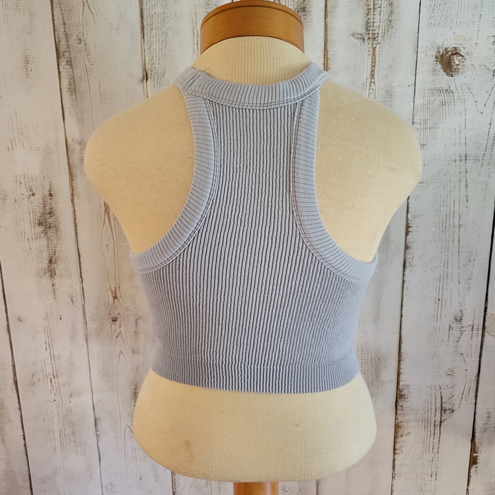 Three (3) Cropped & Ribbed Tank Tops - Picture 6 of 8